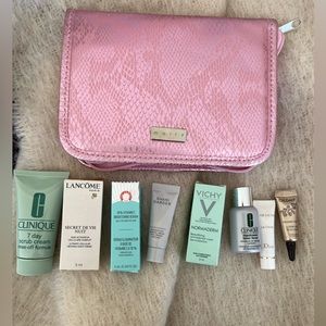 NWT Travel Size 8-Piece Skincare Set with Bag